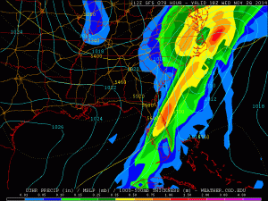 GFS Midday Wednesday